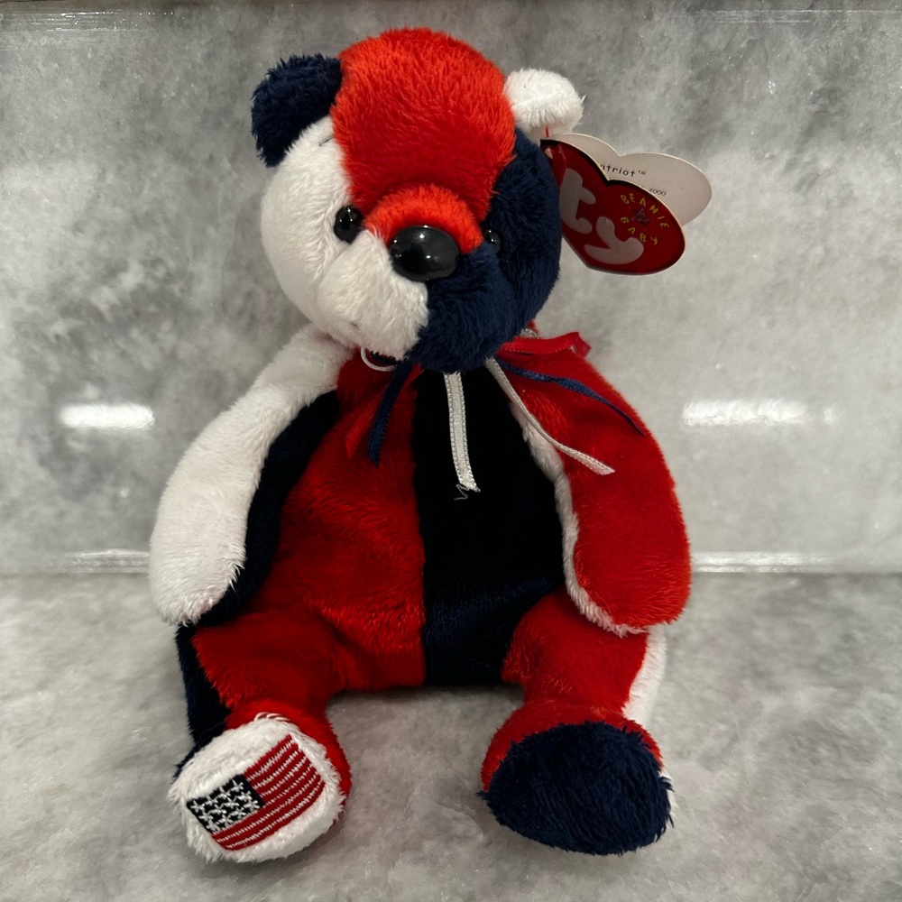 Ty Beanie Baby Patriot the Bear